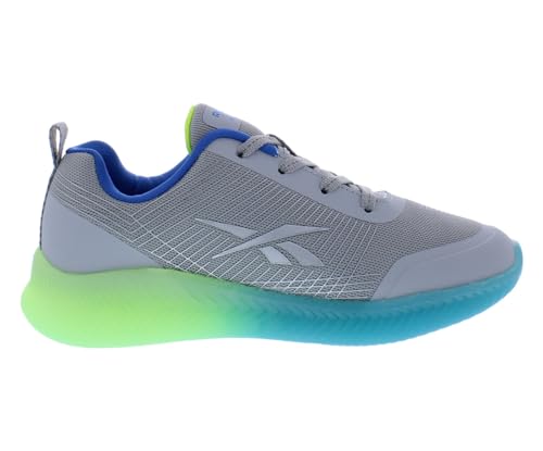 Reebok Fire PS Boys Shoes Size 3, Color: Grey/Multicolor3