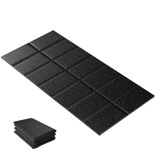 Stepwaver ルームランナー マット 140×60cm 厚さ0.4cm 高密度 防音 衝撃吸収 折りたたみ式 器具用マット カーペット/フローリング保護 トレッドミル ランニングマシン エアロバイク マシン 滑り止め