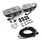 Snowplow Dual Beam Halogen Headlamp Light Kit for Western Boss Meyer Fisher Blizzard Curtis