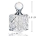 H&D HYALINE & DORA Clear Cubic Carved Decor Refillable Perfume Bottle