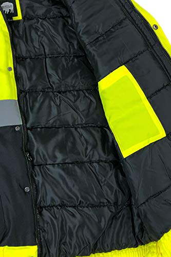 Buffalo Outdoors® Workwear Class 2 Hi Vis Safety Winter Jacket2