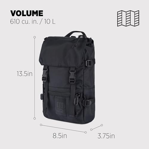 Image of Topo Designs Rover Pack Mini - Small Sized Daypack for EDC, Day Trips, Hikes, Iconic Denver Design, Fair Trade + Bluesign