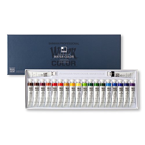 ShinHan Professional Watercolor Paint 12ml Tubes 20 Color Set ShinHan Professional Watercolor Paint 12ml Tubes 20 Color Set