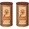 KURUKAHVECI MEHMET EFENDI Turkish Coffee, 100% Arabica, Finely Roasted Ground Coffee for Cezve, Rich Aroma, Medium, Authentic Turkish Coffee Tradition Since 1871, 17.6 OZ / 500 Gr, Pack of 2