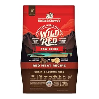 Stella & Chewy's Wild Red Dry Dog Food Raw Blend High Protein Grain & Legume Free Red Meat Recipe, 1.58kg Bag