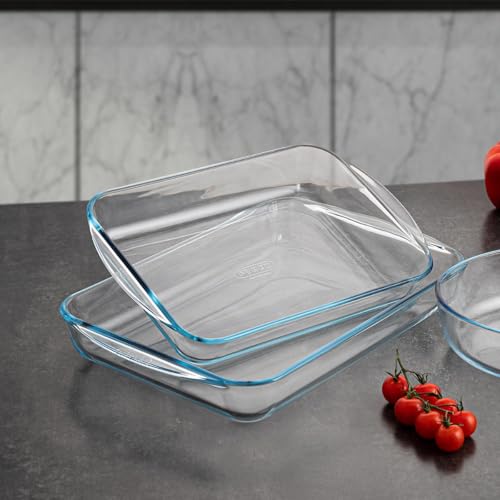 Pyrex Rechteckiger Bräter aus Glas, 40x27cm – Ansicht 4