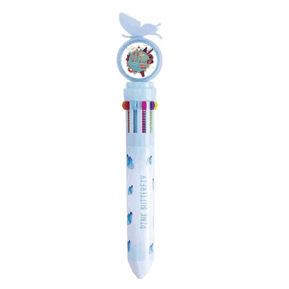 Stylo à bille rétractable multicolore pour éviter d'encombrer la trousse des élèves - 4