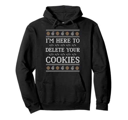 Chandail Laid de Biscuits de Noël Geek Programmeur Drôle Sweat à Capuche