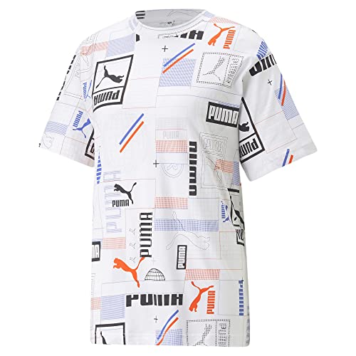 T-Shirt Femme PUMA Imprimé Classique col rond vêtement sport et mode décontractée