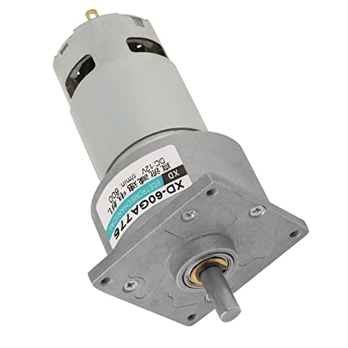 Moteur à engrenages DC métallique durable à couple élevé 12V 24V
