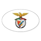 CafePress SLB Benfica Sport Club Football Soccer Futebol Oval Bumper Sticker Car Decal