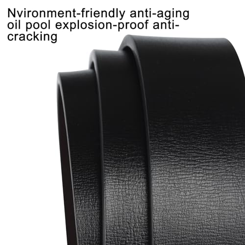 Image of Aurolran Men&Womens Leather Dress Belt Business Automatic Buckle Belt Color-Black Silver Gold