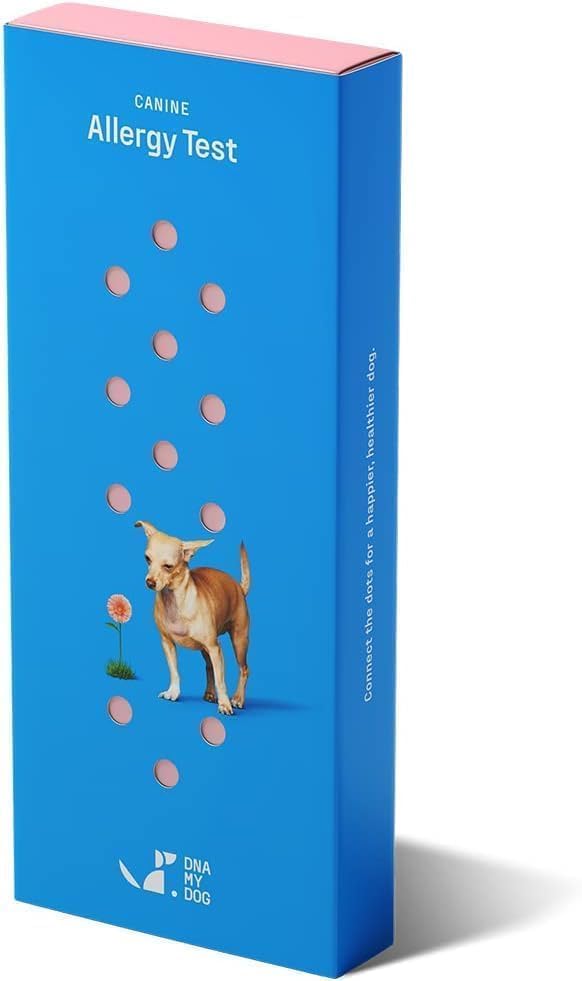 DNA My Dog – Canine Allergy Test | Analysis of 120+ Allergens | Not a Fur Test, Cheek Swab | Food, Environmental and Household items | Results in 3 Weeks | Allergy Report & Food Recommendations