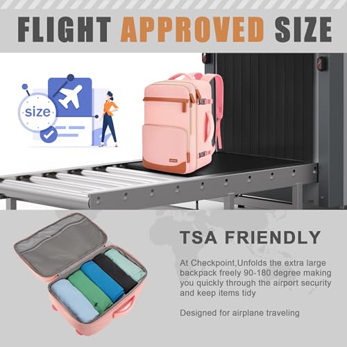 Image of 40L Travel Backpack, Flight Approved Carry On Laptop Backpack