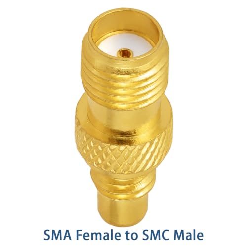 Kit adaptadores SMA a SMC 50 Ohm 4 piezas miniatura 6