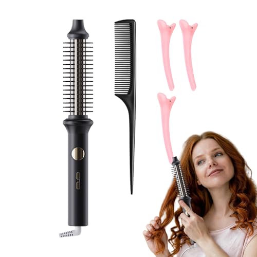 Fierudeng Peine Rizador Eléctrico Cepillo Alisador Eléctrico Rizado Rizador Voluminizador Antiquemaduras Sin Daño para Cabello Imagen de Fierudeng Peine Rizador Eléctrico Cepillo Alisador Eléctrico Rizado Rizador Voluminizador Antiquemaduras Sin Daño para Cabello