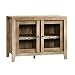Sauder  Dakota Pass Display Cabinet, 41.10" L x 17.52" W x 30.98 H, Craftsman Oak Finish