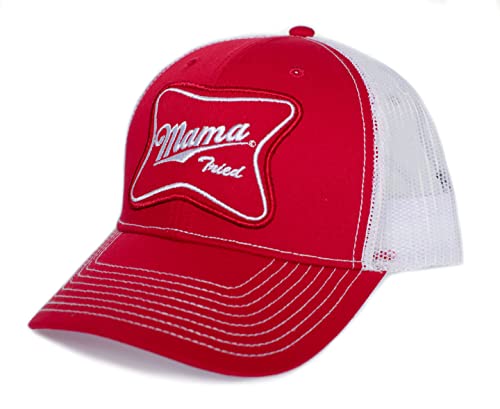 Gorra Trucker Country Bicolor Rojo Blanco Talla Única