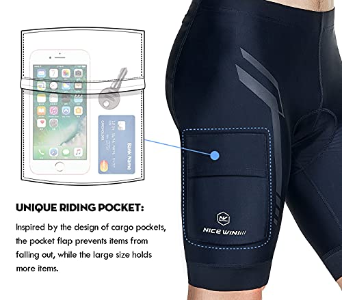 Image of Men's Cycling Shorts Bike Padded Motorcycle
