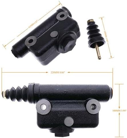 Miniatura 6 de JEENDA Cilindro maestro de freno L25419 compatible con carretilla elevadora 430 1737 584D 584E 585D 585E 586D 480 480B 480C 580 580B 580C 470 570