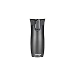 Contigo West Loop Autoseal Travel Mug, Stainless Steel Thermal Mug, Vacuum Flask, Leakproof, Coffee Mug with BPA Free Easy-Clean Lid, Gunmetal, 470 ml