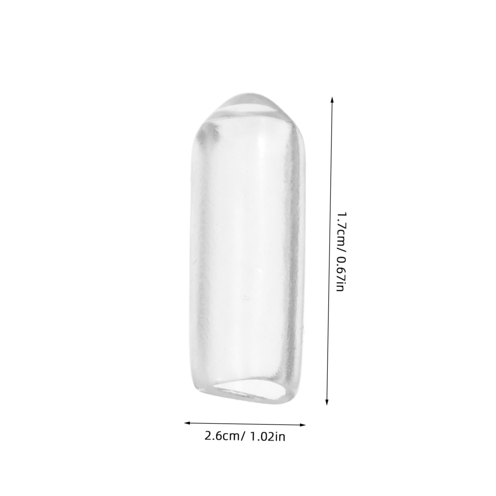 BESTYASH 300Pcs Rubber End Caps for Pegboard Hooks Transparent Easy Installation Hook Protectors for Supermarket Storage Enhance Stability Organization for Pegboard