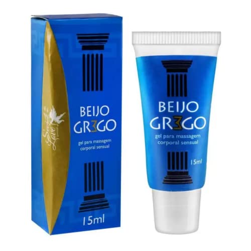 Gel Intimo Beijo Grego Excitante Anal Lubrificante Unissex Beijável Sex Shop 15g Kamin
