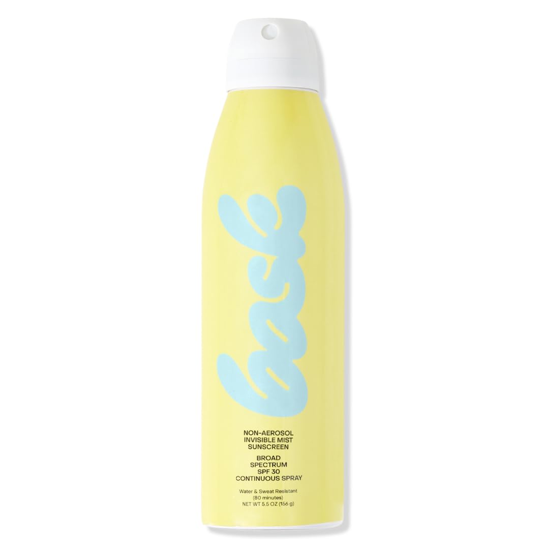 Bask Suncare SPF 30 Sunscreen Spray - Non-Aerosol Broad Spectrum UVA UVB Protection Dermatologist Recommended Moisturizing Lightweight Non-Greasy