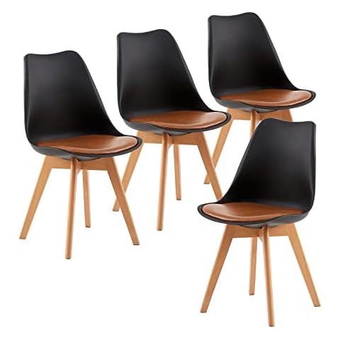Chaises EGGREE Scandinaves Lot de 4 Cover