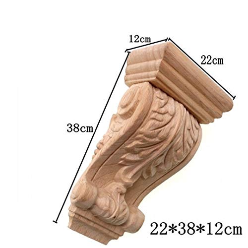 T-Misenosy Armario Madera Roma Aplique Decorativo ménsula estigma Tallado virutas decoración Boda miniaturas artesanales decoración del hogar N
