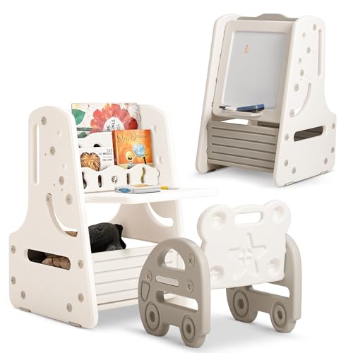 Image of BAYBEE Kids Study Table (White)