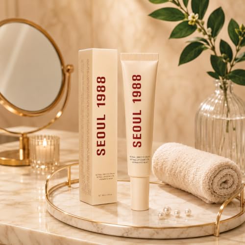 Image of SEOUL 1988 (Eye cream) Under Eye Retinal Cream for Dark Circles, Fine Lines & Puffy Eyes | Korean Eye Cream with Retinal Liposome 4% & Fermented Bean Extract | Hydrating Anti-Aging Eye Care, 30ml