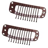 アデランス フォンテーヌ AD&F ワンタッチ ストッパー 2個セット ウィッグ専用 ウィッグ ネットタイプ クリップ ピン 留め具 樹脂 日本製 髪留めにも使える