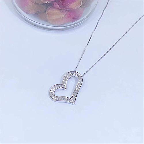 Pendentif moissanite véritable et bijoux fins haut de gamme