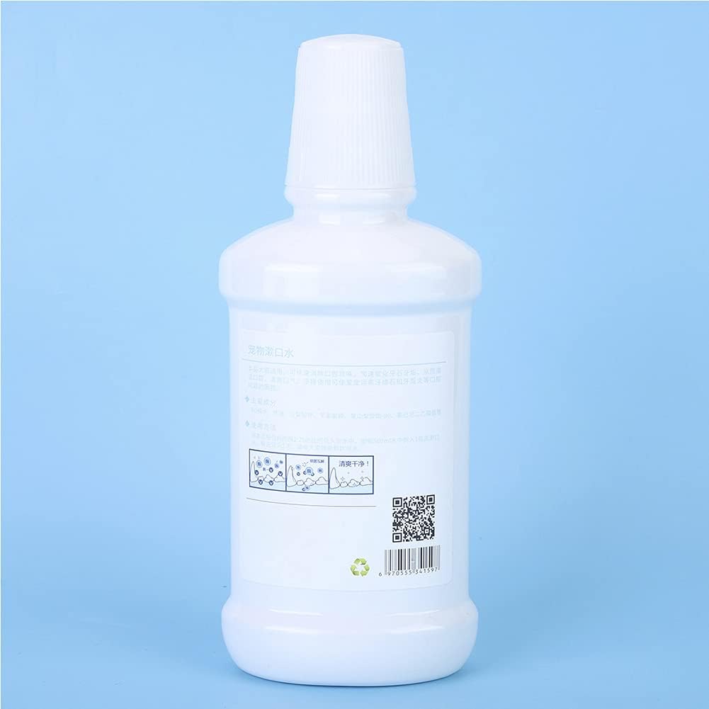 XINL Aditivo de Agua Dental para Mascotas, Enjuague Bucal para Cachorros Enjuague Bucal Universal para Mascotas para Limpieza Dental para Perros Pequeños Y Gatos(SG352)