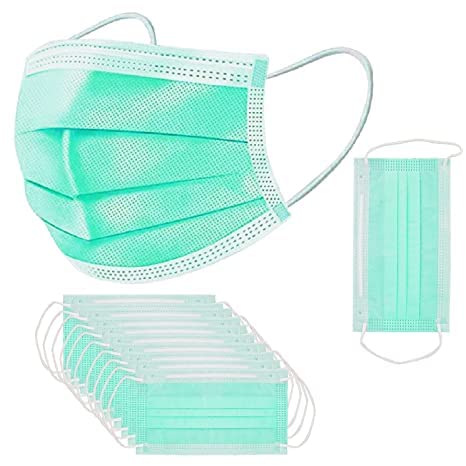 VALARIS Nonwoven Fabric Disposable 3 Ply Surgical Mask for adults men women (GREEN200) (B0BRBHPTHK) Amazon Price History, Amazon Price Tracker