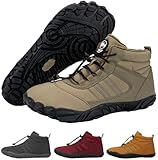 Hike Footwear kasdava Pro Winter Cold Comfort Barefoot Boots Non-Slip Water Resistant Shoes Zero Drop Sole, wide Toe Box, Hiking Running Boot Unisex