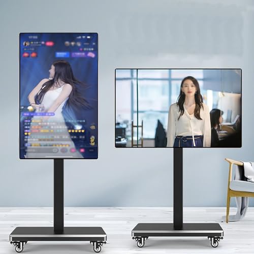 Soporte móvil para TV con ruedas, 32-65 pulg. miniatura 3