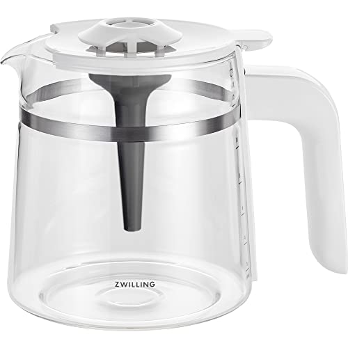 Image of ZWILLING Enfinigy Glass Drip Coffee Maker 12 Cup, Awarded the SCA Golden Cup Standard, Silver