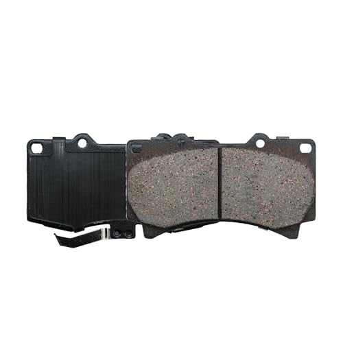 Image of Detroit Axle - Front Brake Pads for 2006-2010 Hummer H3, 2009-2010 Hummer H3T, Ceramic Brake Pads w /Hardware 2007 2008 Replacement