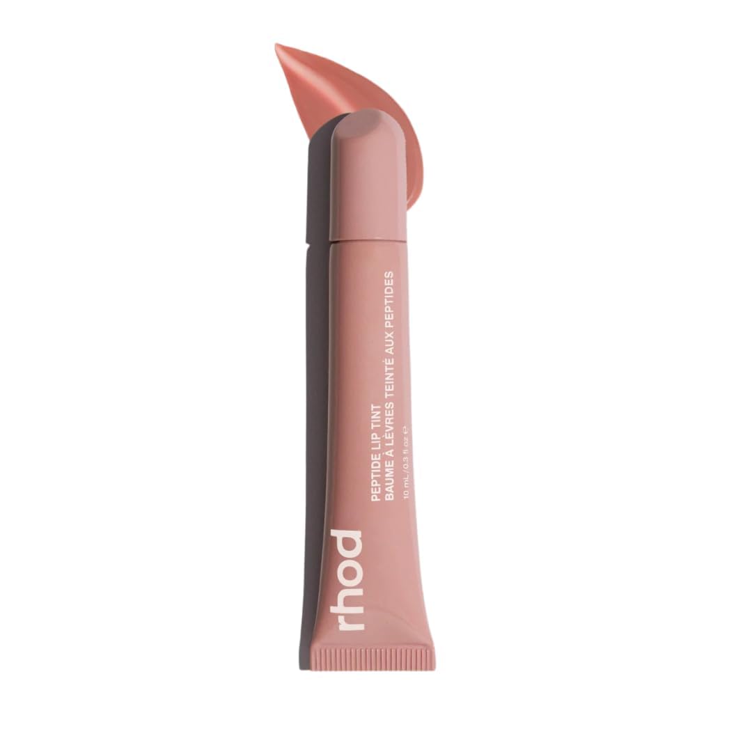 Rhod Peptide Lip Tint, Nude Pink Shade, Hydrating Formula, 10 mL-image-36