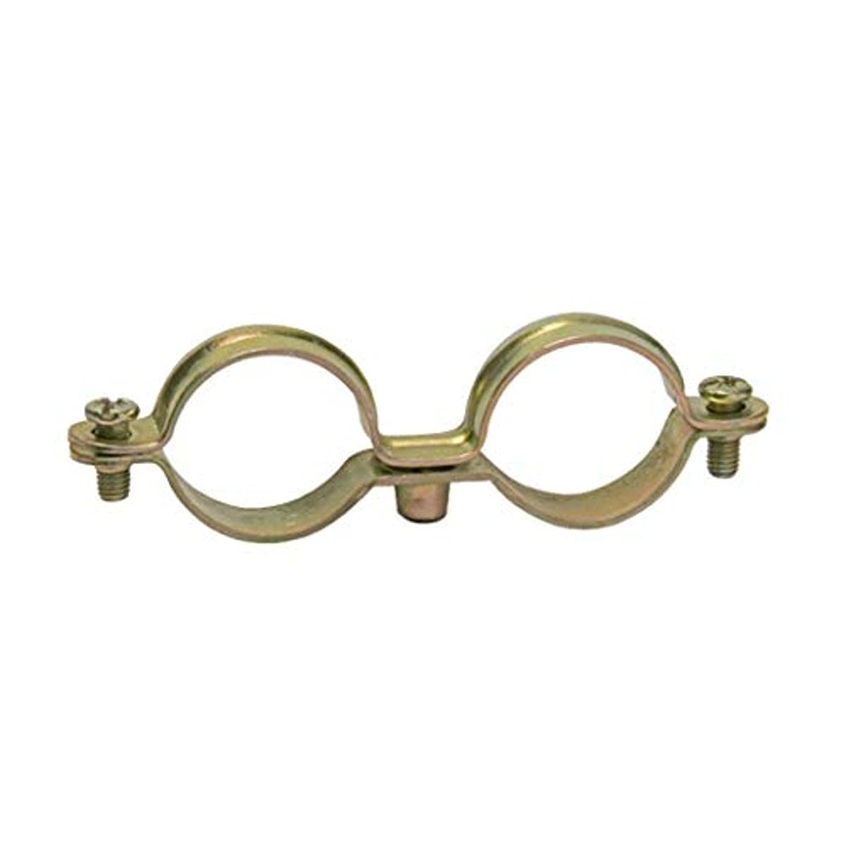 Abrazadera metálica doble 15 mm CELO collier double M6 acier pour tuyauterie en cuivre