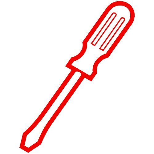 BD USA Screwdriver Tool Decal Sticker (red), Decal Sticker Vinyl Car ...