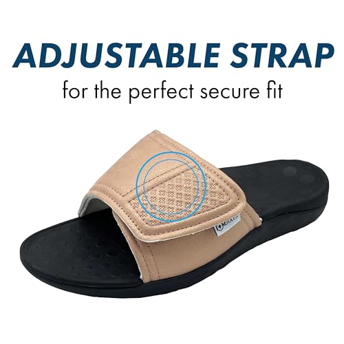 RX Unisex Slide & Flip-Flop Sandals - Orthotic Recovery Sandal with Comfortable Arch Support and Adjustable Strap for Foot and Leg Pain Relief, for Men and Women4