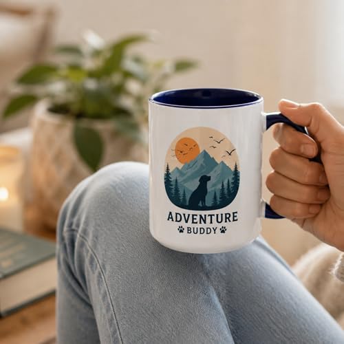Large Coffee Mug 15 oz Custom Photo Text Personalized Ceramic Tea Cup Big - Image 5