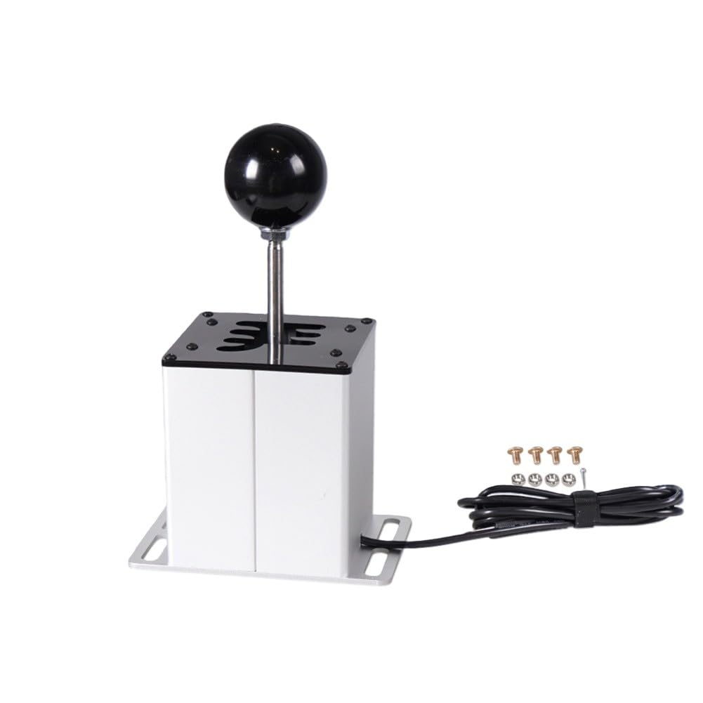 Lapiglo Emulatore del cambio USB in metallo compatibile con Logitech G29 G27 G920 per Thrustmaster T300, manuale 6+R a 7 velocità per giochi di corse per PC