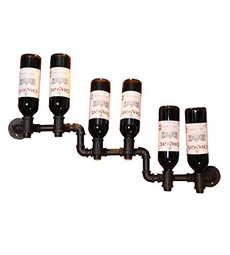 Soporte de vino de pared LUNEZY para 6 botellas miniatura 1
