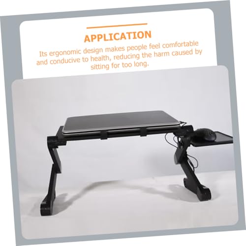 Table d'étude pliante stable contre la surchauffe pc portable SECFOU - 6