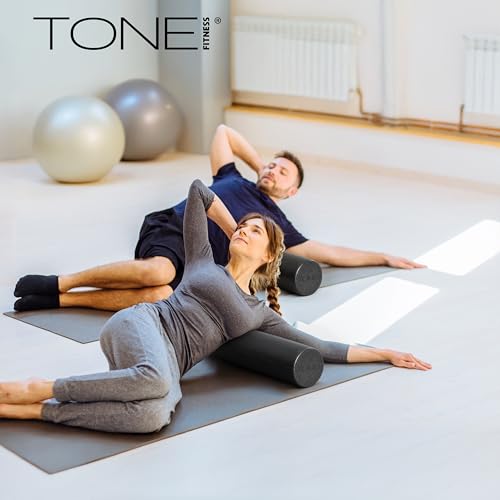 Tone Fitness High Density EPP Foam Exercise Foam Roller for Yoga, Pilates, Stretching, Massage, and Recovery 24 inch Green by Tone Fitness - Image 6