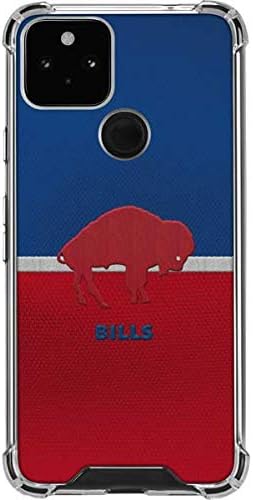 Skinit Clear Phone Case Compatible with Google Pixel 5 - Officially Licensed NFL Buffalo Bills Vintage Design